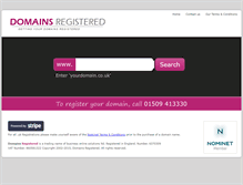 Tablet Screenshot of domainsregistered.co.uk
